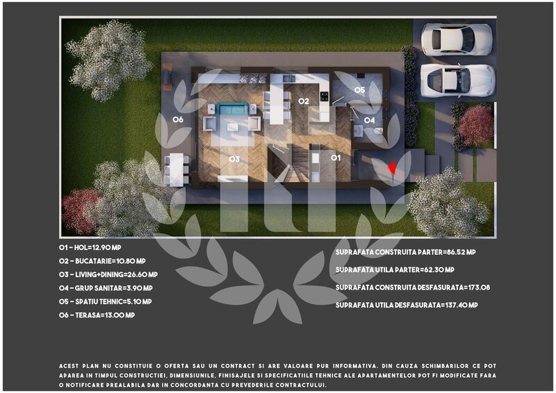 VILA INDIVIDUALA TUNARI FARA TVA